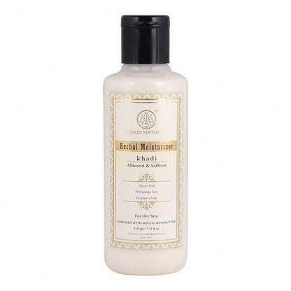 Khadi Natural Almond & Saffron Herbal Moisturizer