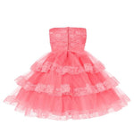 Thumbnail for Asmaani Baby Girl's Beige Colour Satin A-Line Maxi Full Length Dress (AS-DRESS_22113) - Distacart
