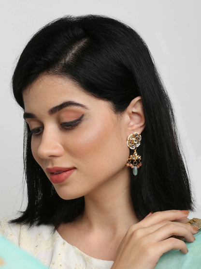 Kundan Earrings - Ruby Raang - Distacart