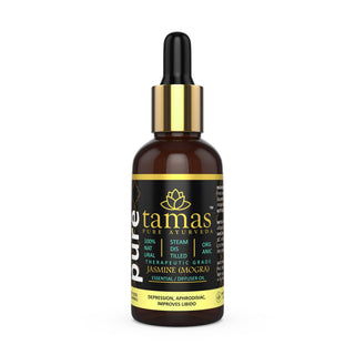 Tamas Pure Ayurveda 100% Organic Jasmine Mogra Essential Oil-USDA Certified Organic - Distacart