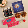 Meenakari Rakhi & Dry Fruits Jars