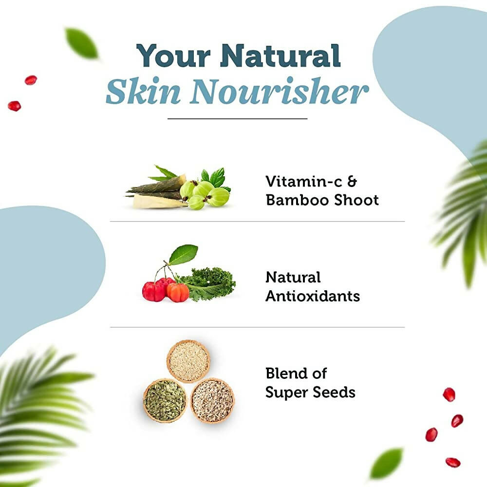 Neuherbs Skin Collagen Booster Powder-Mixed Fruit Flavor - Distacart
