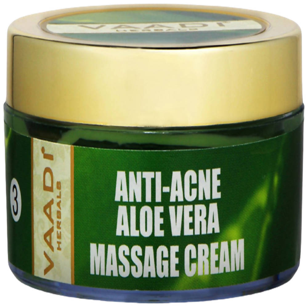 Vaadi Herbals Anti Acne Aloe Vera Massage Cream - Distacart