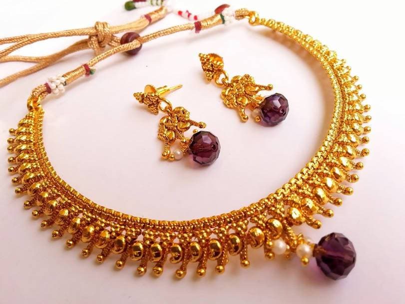 Beautiful metallic Necklace set