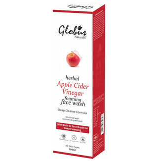 Globus Naturals Apple Cider Vinegar Foaming Face Wash - Distacart