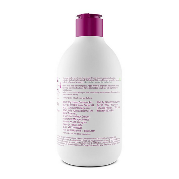 description bblunt hair fall control conditioner about the product