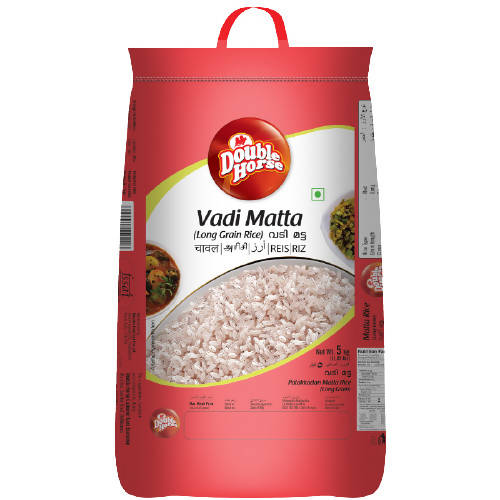 Double Horse Vadi Matta (Long Grain Rice) - Distacart