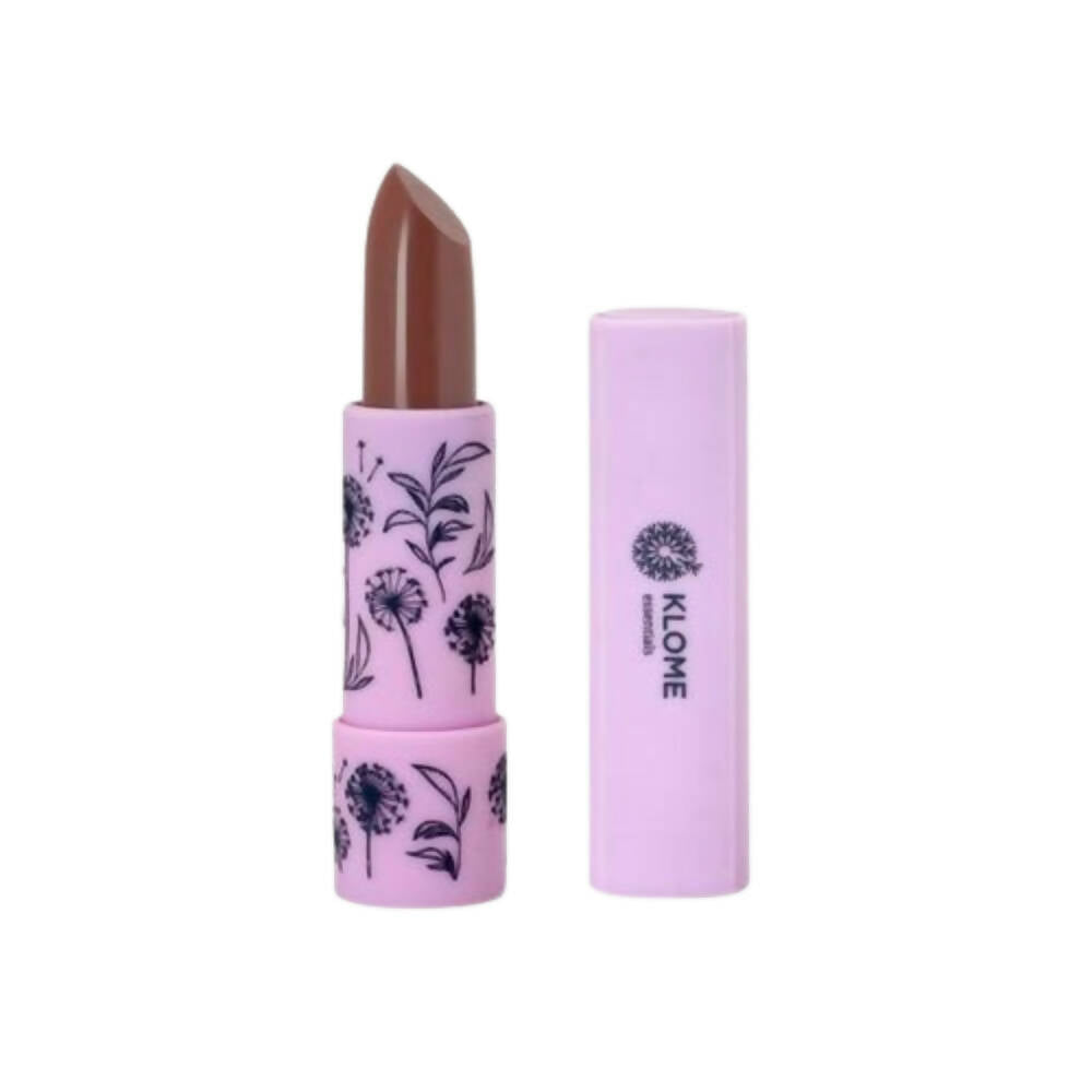 Klome Essentials Vegan Matte Lipstick-Rosewood (Dark Brown) - Distacart