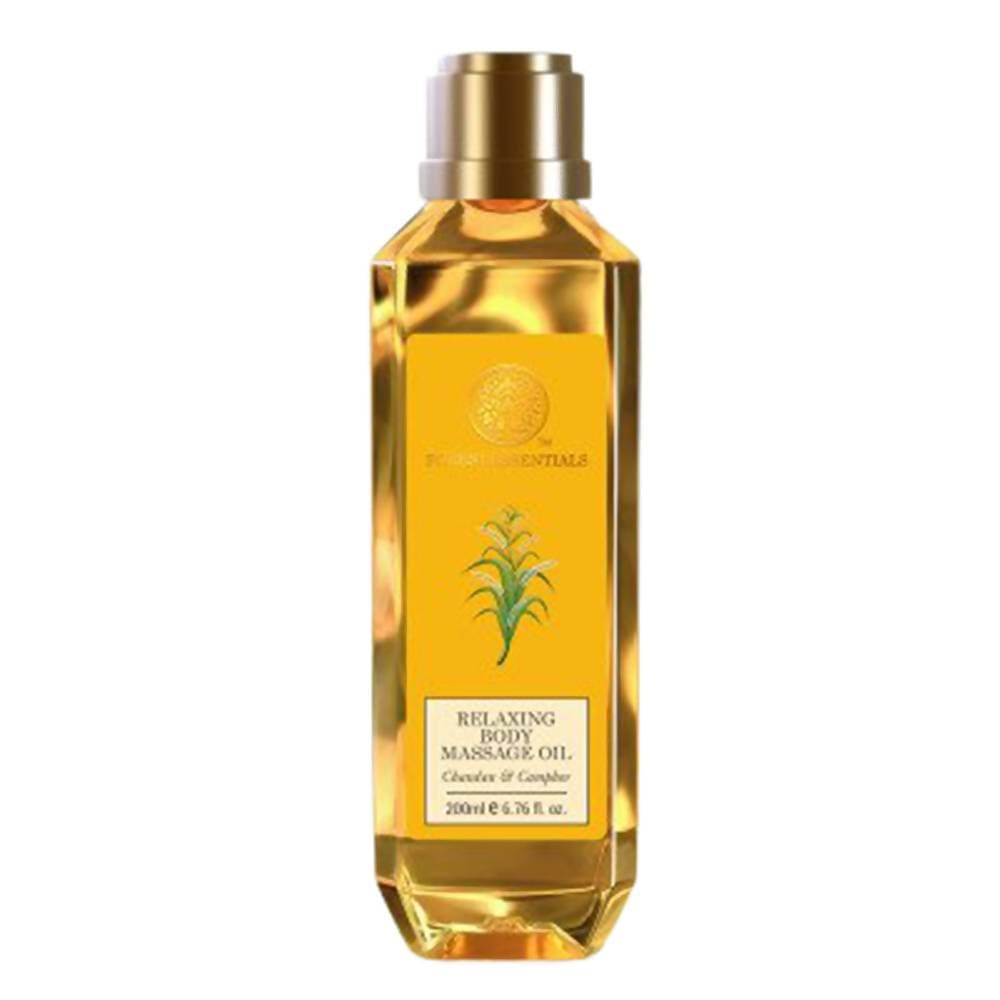 Forest Essentials Relaxing Body Massage Oil Chandan & Camphor - Distacart