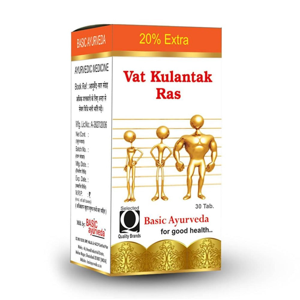 Basic Ayurveda Vata Kulantak Ras 30 Tablets