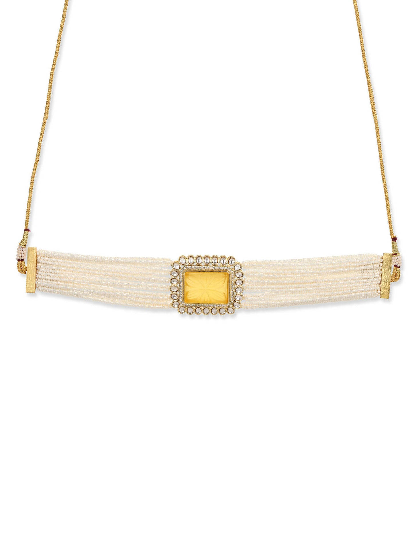 Women's Gold-Plated Necklace - Ruby Raang - Distacart