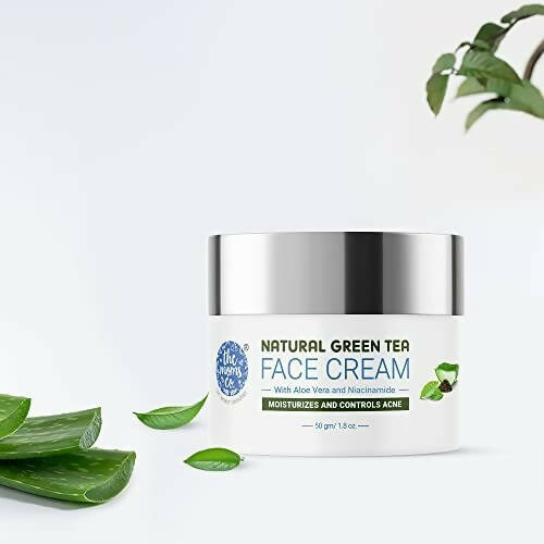 The Moms Co.Natural Green Tea Face Cream - Distacart