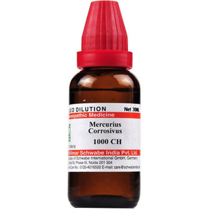 Dr. Willmar Schwabe India Mercurius corrosivus Dilution - Distacart