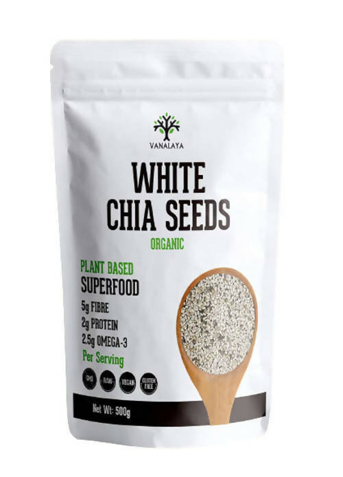 Vanalaya Organic White Chia Seeds - Distacart