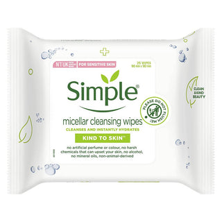 Simple Kind To Skin Micellar Cleansing Wipes - Distacart