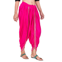 Thumbnail for Asmaani Dark Pink color Dhoti Patiala with Embellished Border