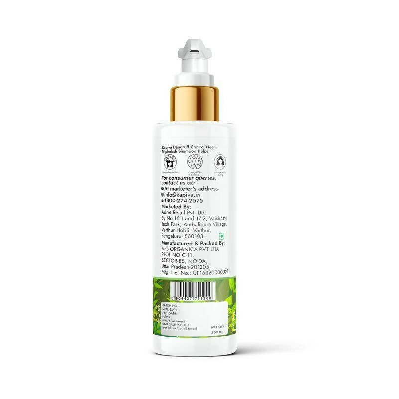Kapiva Ayurveda Hair Rituals Neem Triphaladi Shampoo for Dandruff Control - Distacart