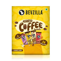 Thumbnail for Bevzilla Instant Coffee Powder Sachets 100 % Arabica Coffee - Distacart