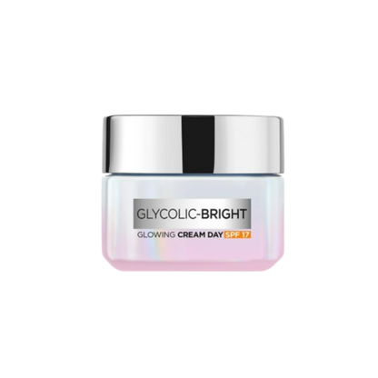 L'Oreal Paris Glycolic Bright Day Cream With SPF 17 - Distacart