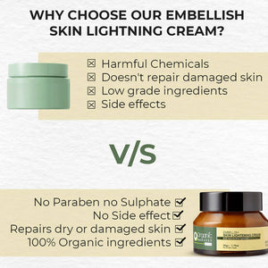 Organic Harvest Activ Embellish Skin Lightening Cream  compare