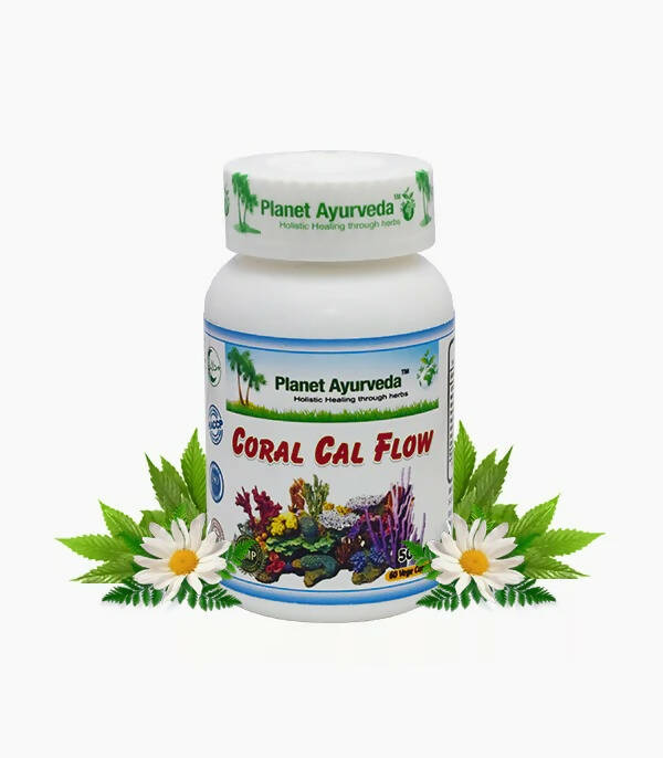 Planet Ayurveda Coral Cal Flow Capsules - Distacart