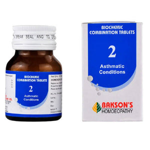 Bakson's Homeopathy Biochemic Combination 2 Tablets