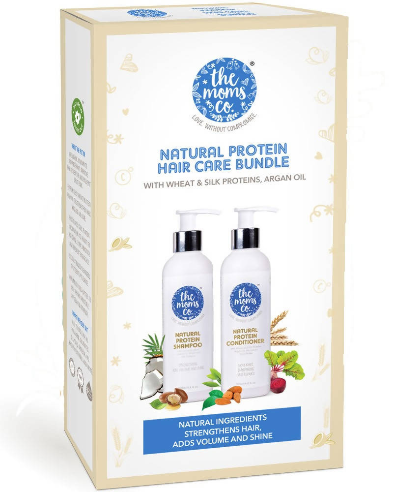 The Moms Co Natural Protein Hair Care Bundle