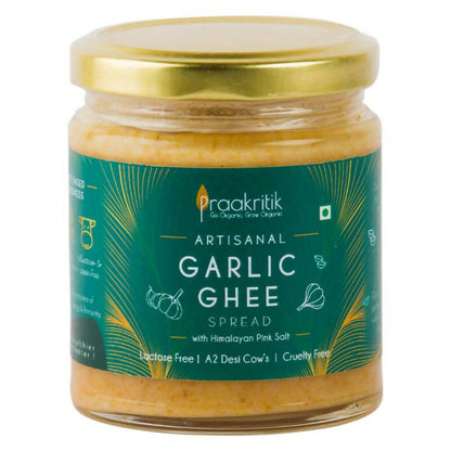 Praakritik Artisanal Garlic Ghee Spread With Himalayan Pink Salt - Distacart
