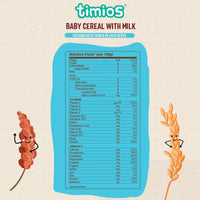 Thumbnail for Timios Organic Rice Ragi Baby Cereal Nutrition Facts