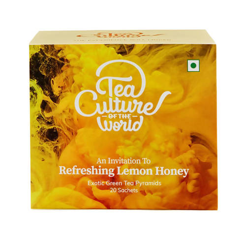 Tea Culture Refreshing Lemon Honey Tea Bags - Distacart