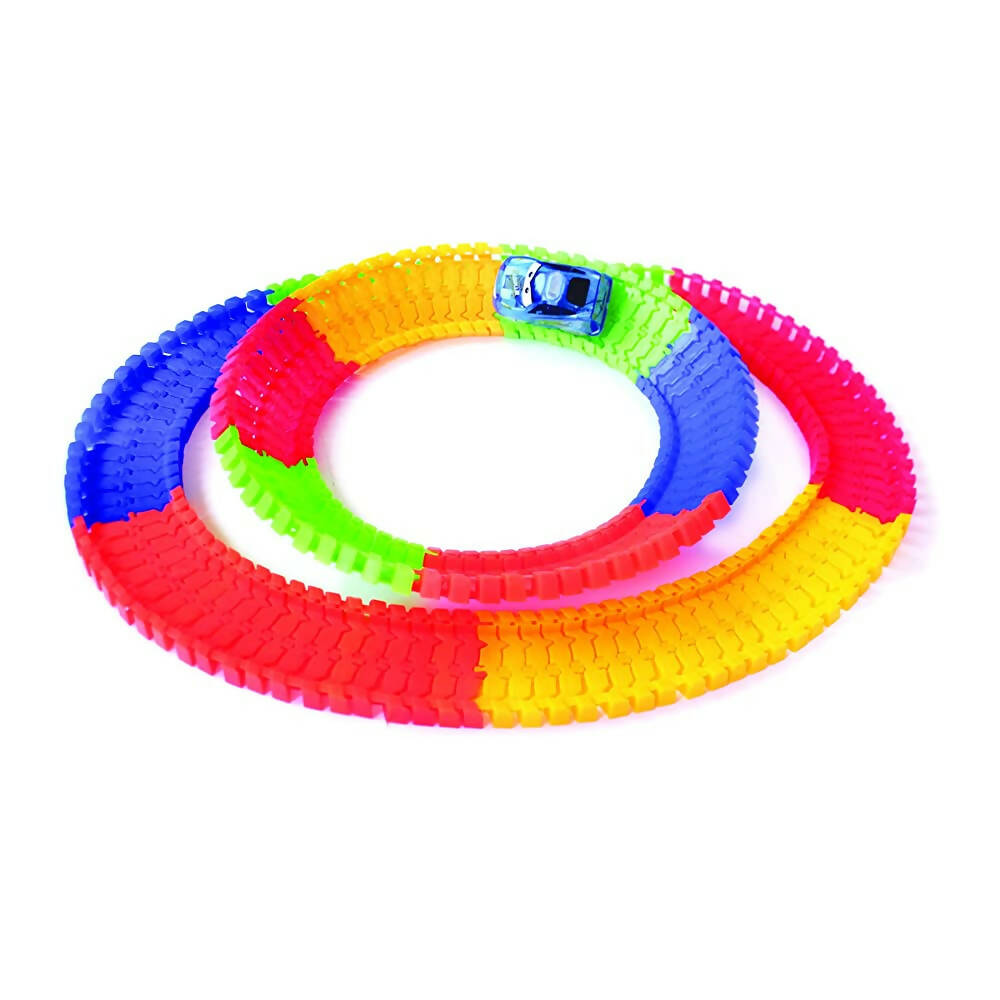 kidz Car Magic Tracks Bend Flex Night Glow Running Car Toy - Car Magic  Tracks Bend Flex Night Glow Running Car Toy . Buy Car toys in India. shop  for kidz products