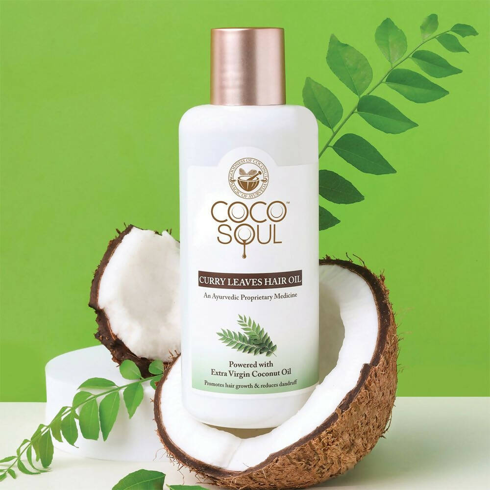 Coco Soul Curry Leaves Hair Oil - Distacart