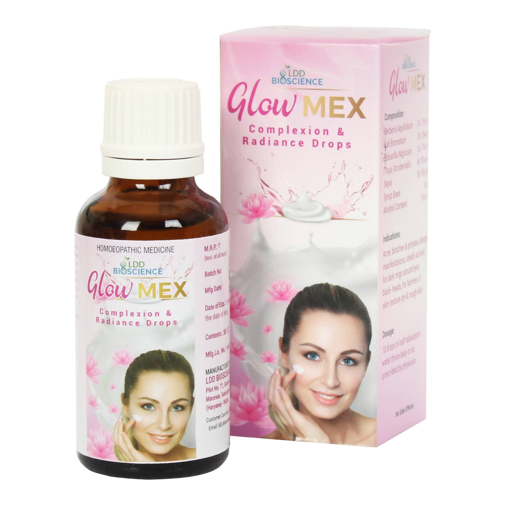 LDD Bioscience Homeopathy Glow Mex Drops