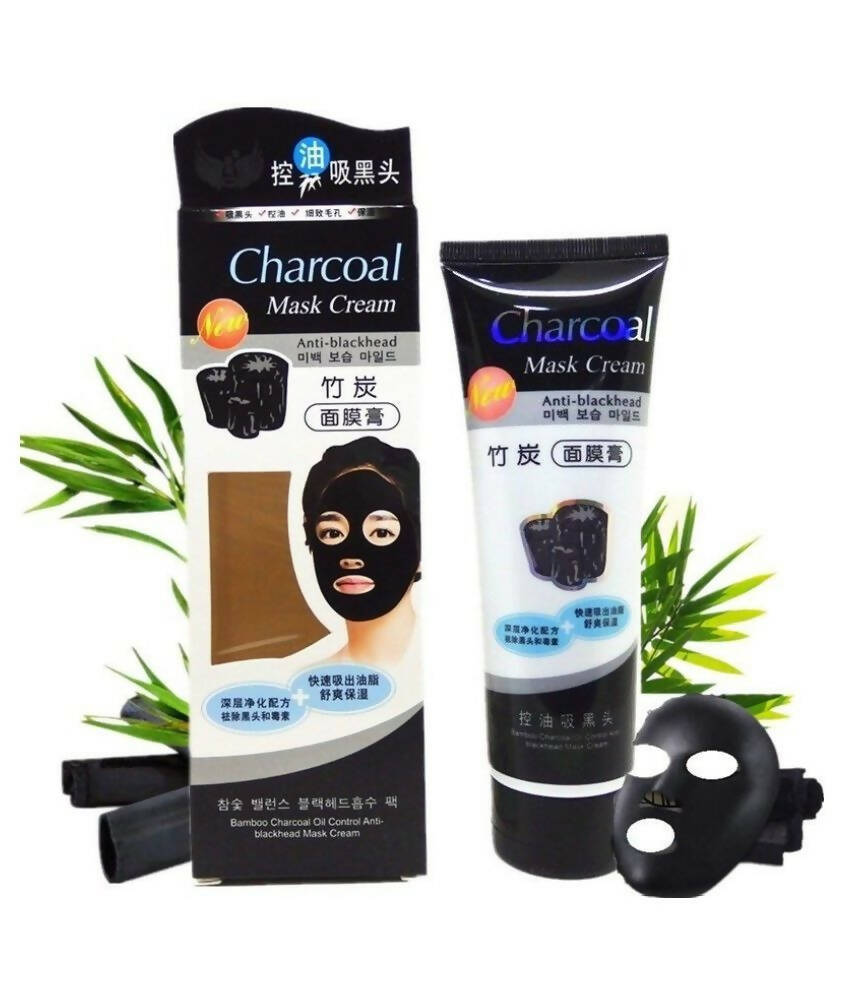 Favon Activated Charcoal Face Mask for Blackhead Removal and Clarifying Skin - Distacart