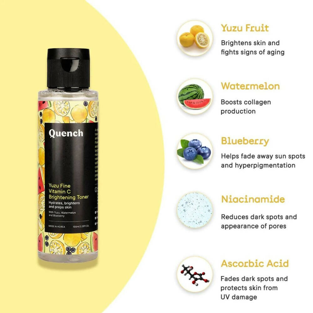 Quench Botanics Yuzu Fine Vitamin C Brightening Toner - Distacart