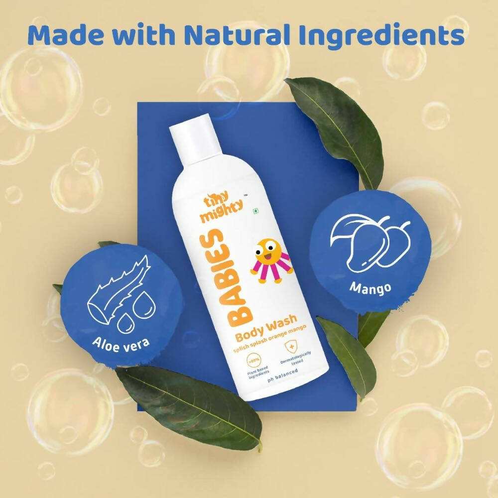 Tiny Mighty Baby Body Wash, Lotion & Shampoo Combo For Sensitive Skin of Kids - Distacart