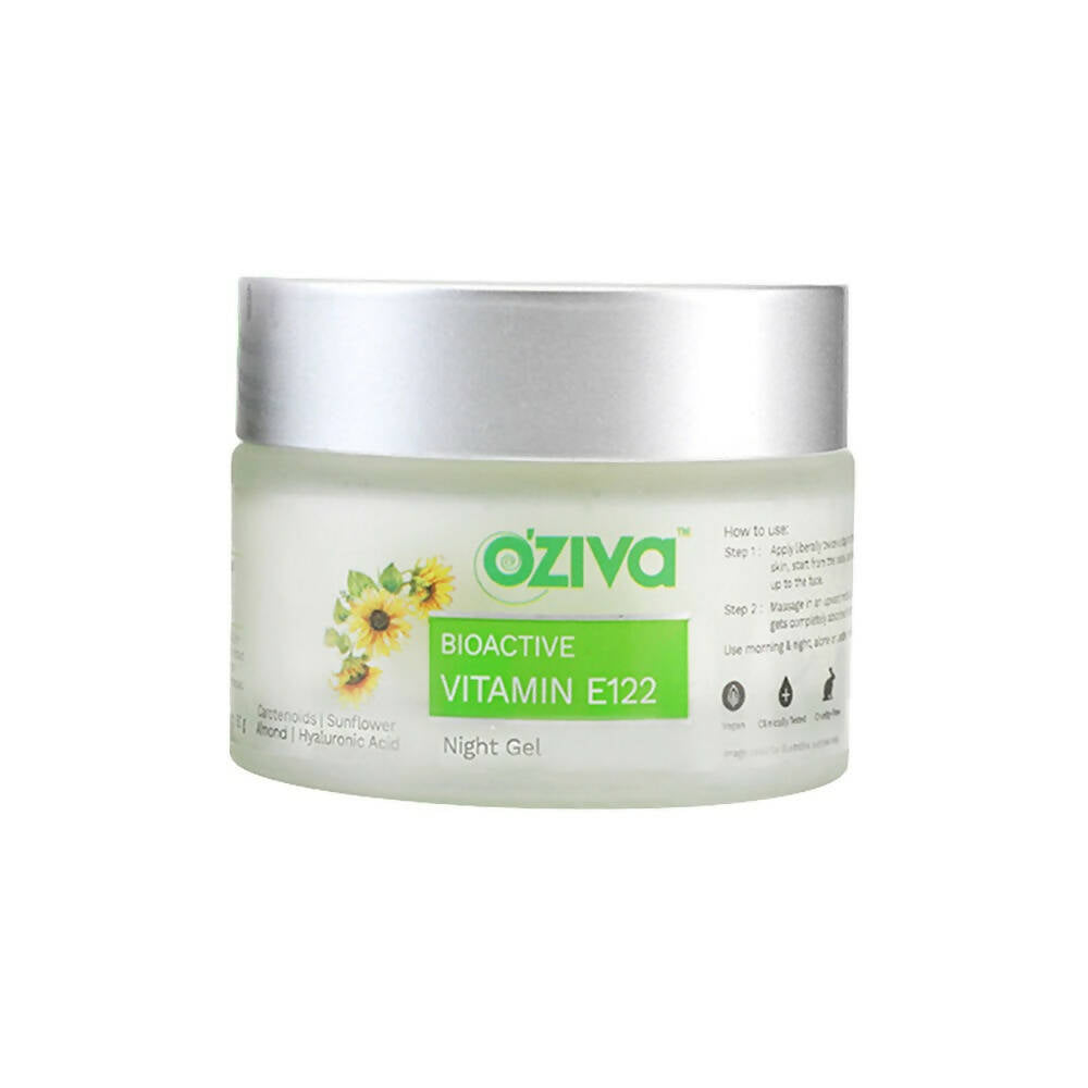 OZiva Bioactive Vitamin E122 Night Gel - Distacart