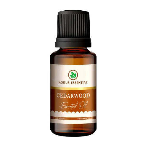 Korus Essential Cedarwood Essential Oil - Therapeutic Grade - Distacart