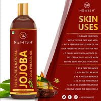 Thumbnail for Newish Pure & Natural Jojoba Oil For Hair & Skin - Distacart