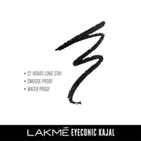 Thumbnail for Lakme Eyeconic Kajal- Deep Black - Distacart