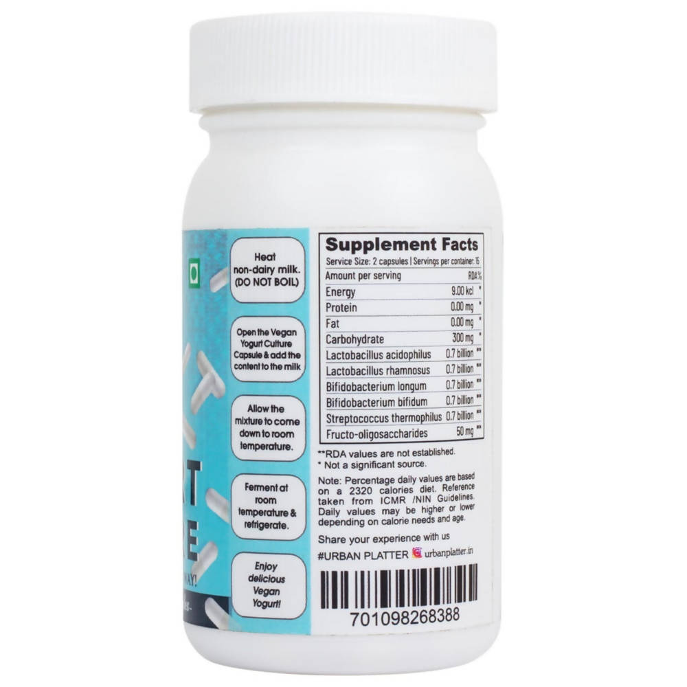 Urban Platter Vegan Yogurt Culture Capsules
