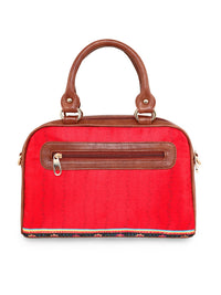 Thumbnail for Sabhyata Elephant - Satin Handbag With Detachable Sling 2 - Distacart