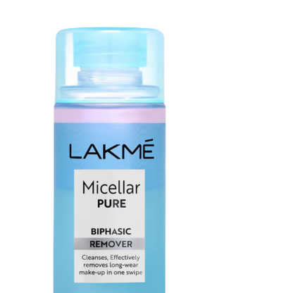 Lakme Micellar Water Bi-Phasic Make-up Remover - Distacart