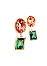 Thumbnail for Bling Accessories Swarovski Vintage Rose Earrings