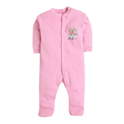 Daddy - G Rompers/Sleepsuits/Jumpsuit /Night Suits for New Born Babies - Pink - Distacart