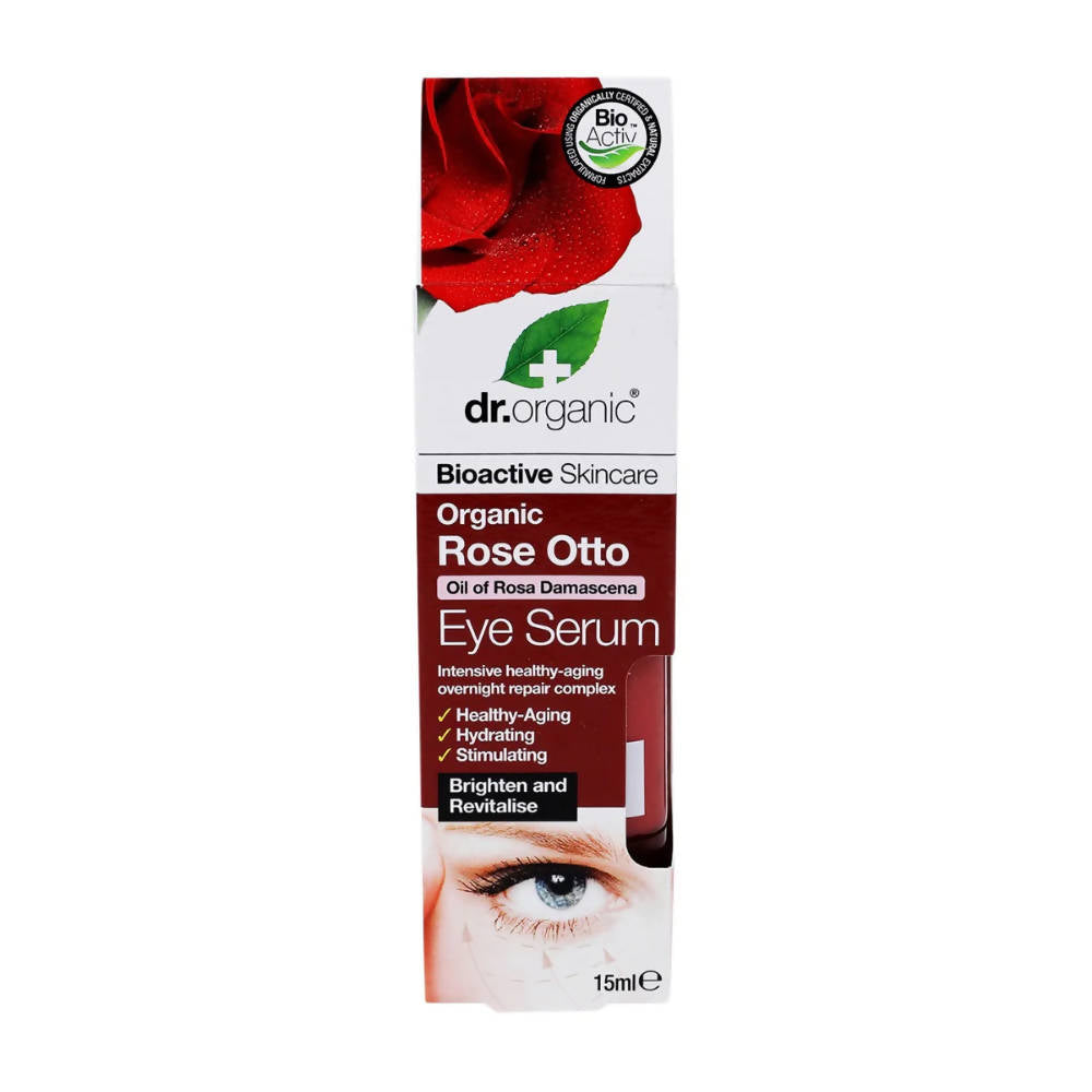 Dr.Organic Rose Otto Eye Serum - Distacart