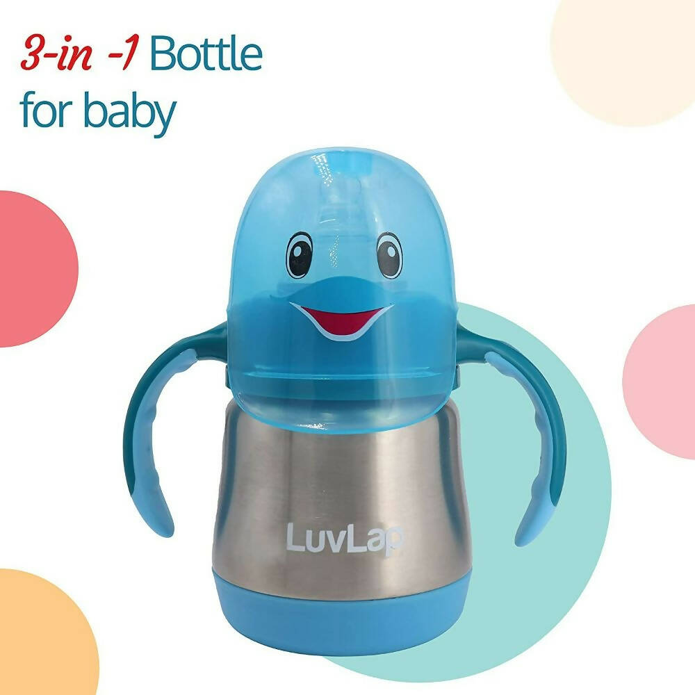 LuvLap Steel Feeding Baby Bottle - Distacart