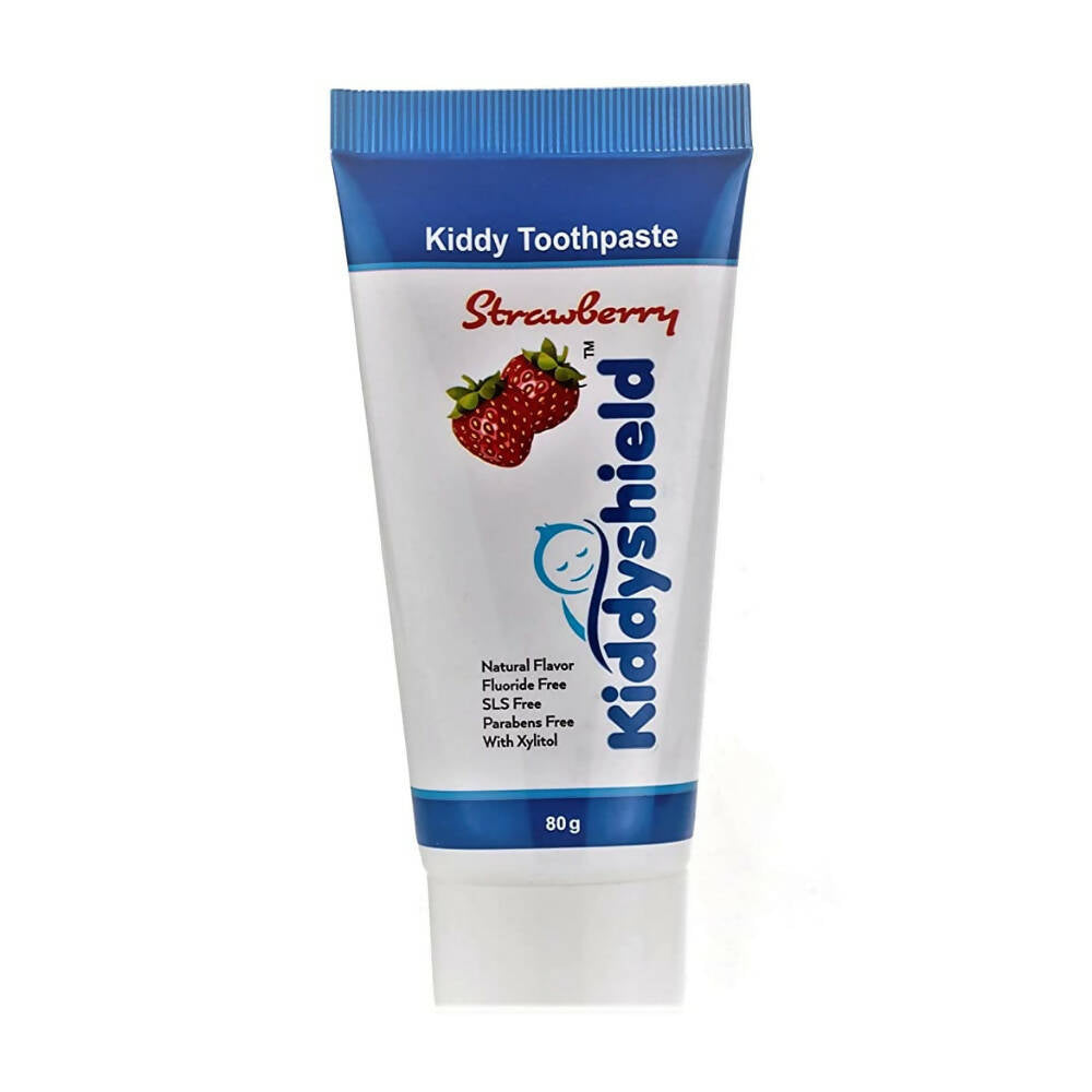 Kiddyshield Fluoride Free Formula Baby Toothpaste Strawberry For Kids 1- 5 Years - Distacart