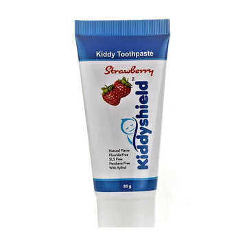 Kiddyshield Fluoride Free Formula Baby Toothpaste Strawberry For Kids 1- 5 Years - Distacart