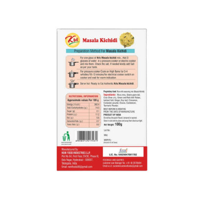 Kris Masala Kichdi Ready Mix - Distacart